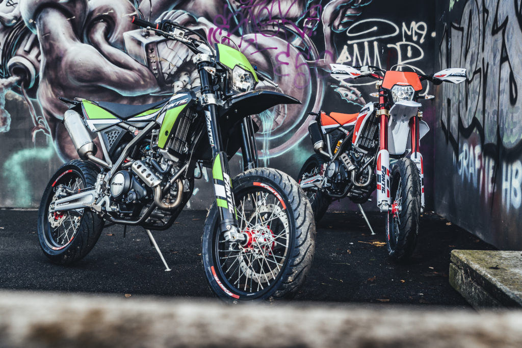 Fantic XMF 125 Motard ab 16 jahren A1 schnell und leicht italien klassenbester supermoto track & street corner