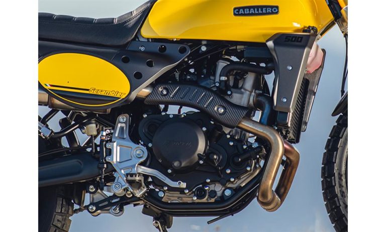 Fantic Caballero Scrambler 500 Rallye Scrambler ab 18 jahren kategorie A1 schnell leicht italien klassenbester abs top qualität modern klassisch zeitlos legendär enduro steve mc queen track & street corner yellow