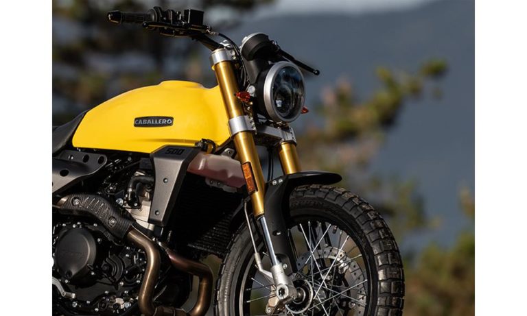 Fantic Caballero Scrambler 500 Rallye Scrambler ab 18 jahren kategorie A1 schnell leicht italien klassenbester abs top qualität modern klassisch zeitlos legendär enduro steve mc queen track & street corner yellow