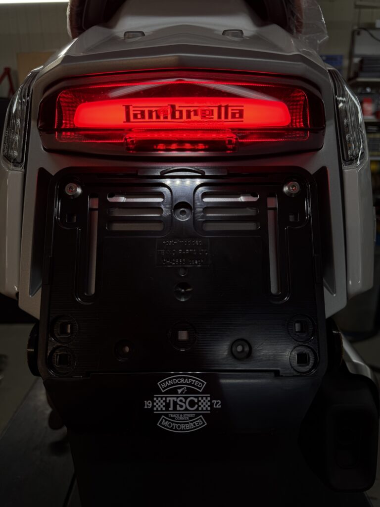 Lambretta G350 backlight Track & Street Corner